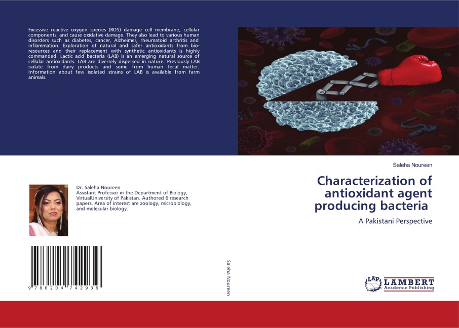 Characterization of antioxidant agent producing bacteria: A Pakistani Perspective