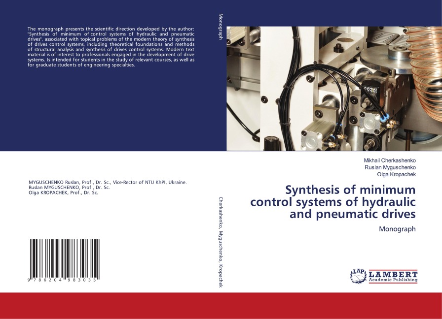 Synthesis of minimum control systems of hydraulic and pneumatic drives: Monograph