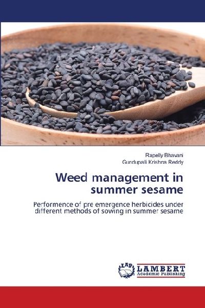Weed management in summer sesame: Performence of pre emergence herbicides under different methods of sowing in summer sesame