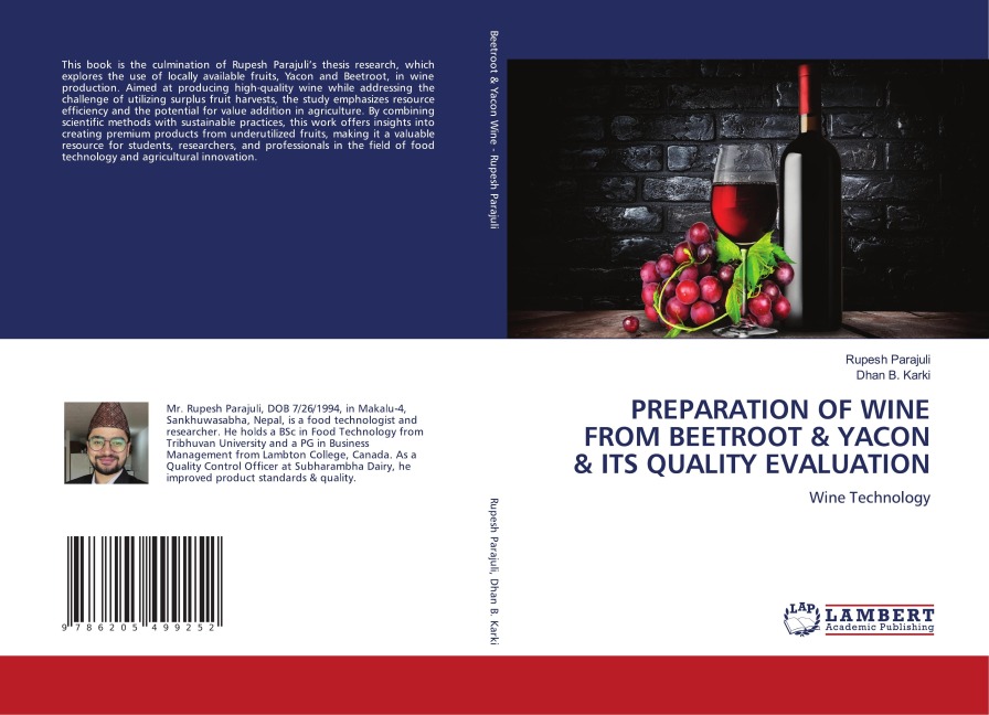 PREPARATION OF WINE FROM BEETROOT & YACON & ITS QUALITY EVALUATION: Wine Technology
