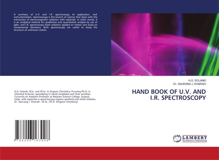 HAND BOOK OF U.V. AND I.R. SPECTROSCOPY