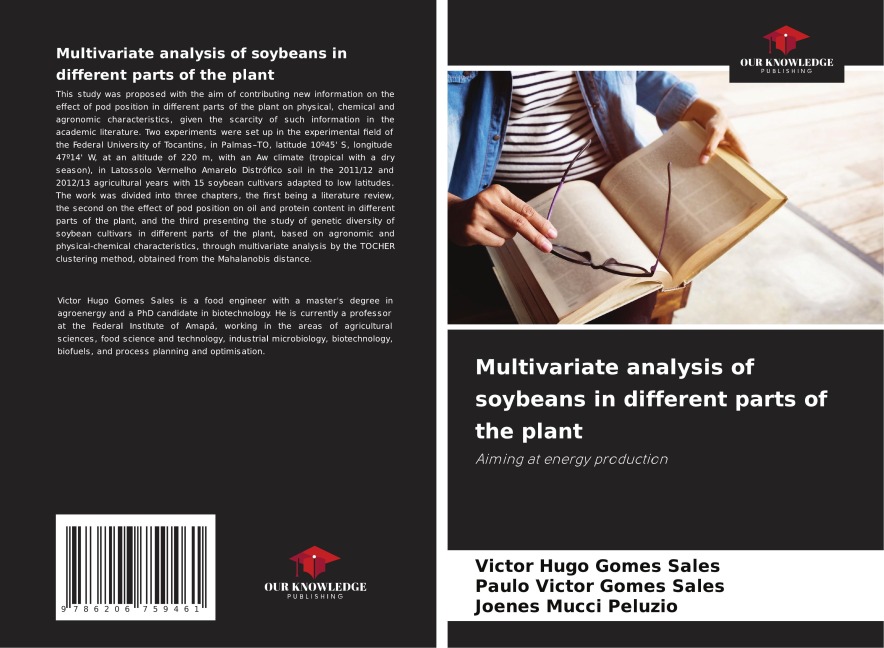 Multivariate analysis of soybeans in different parts of the plant