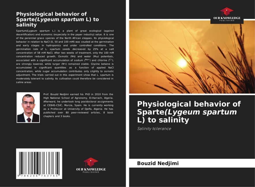 Physiological behavior of Sparte(Lygeum spartum L) to salinity
