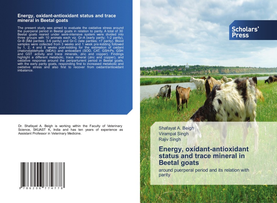 Energy, oxidant-antioxidant status and trace mineral in Beetal goats: around puerperal period and its relation with parity