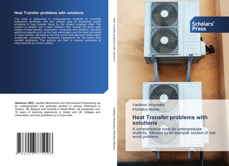 Heat Transfer problems with solutions: A comprehensive book for undergraduate students, followed by an exemplar solution of real world problems
