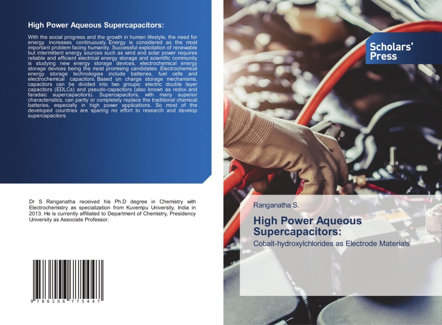 High Power Aqueous Supercapacitors:: Cobalt-hydroxylchlorides as Electrode Materials