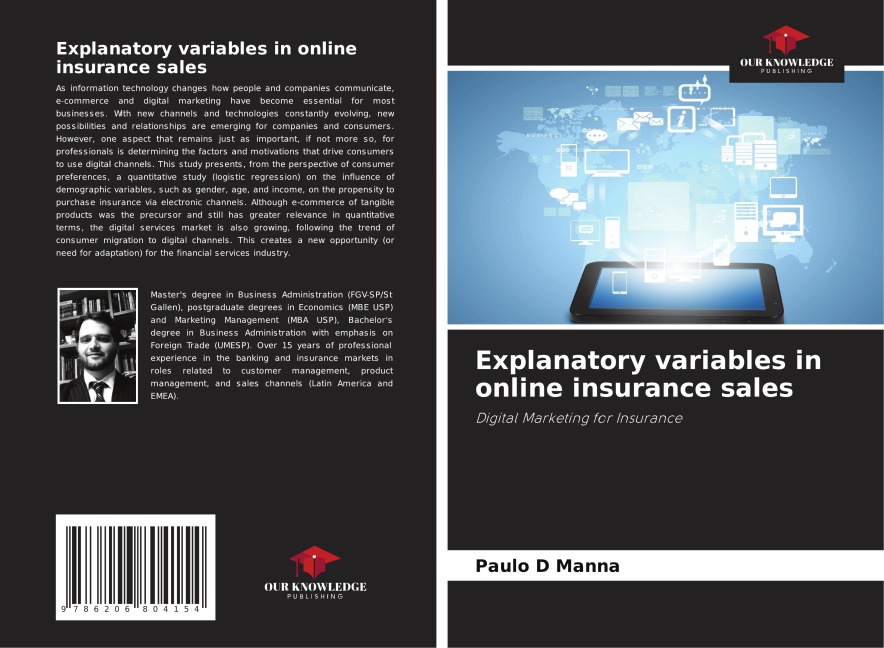Explanatory variables in online insurance sales: Digital Marketing for Insurance