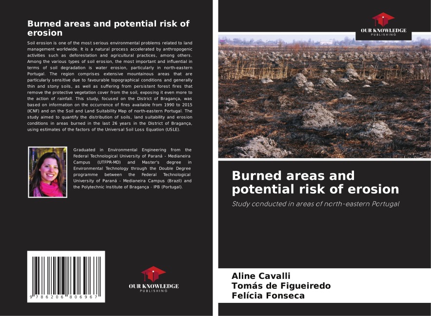 Burned areas and potential risk of erosion: Study conducted in areas of north-eastern Portugal