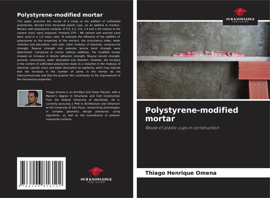 Polystyrene-modified mortar: Reuse of plastic cups in construction