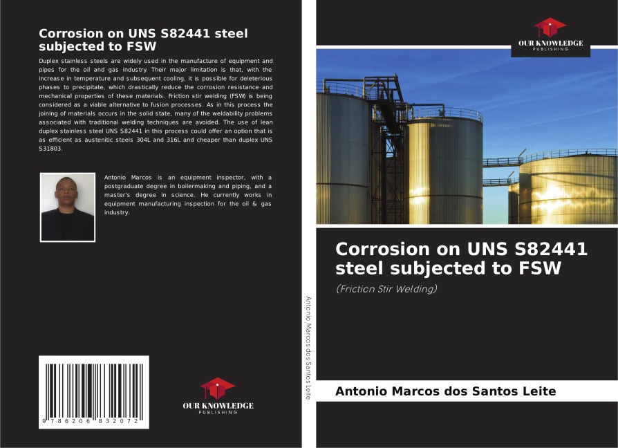 Corrosion on UNS S82441 steel subjected to FSW: (Friction Stir Welding)