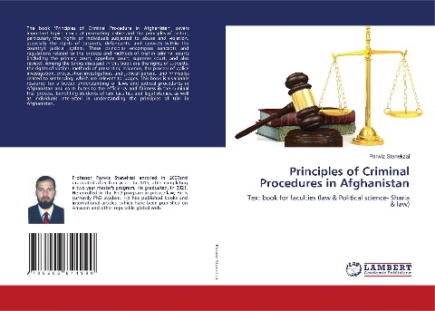 Principles of Criminal Procedures in Afghanistan: Text book for faculties (law & Political science- Sharia & law)