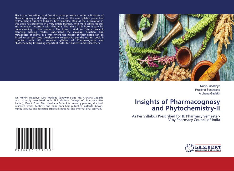 Insights of Pharmacognosy and Phytochemistry-II: As Per Syllabus Prescribed for B. Pharmacy Semester-V by Pharmacy Council of India