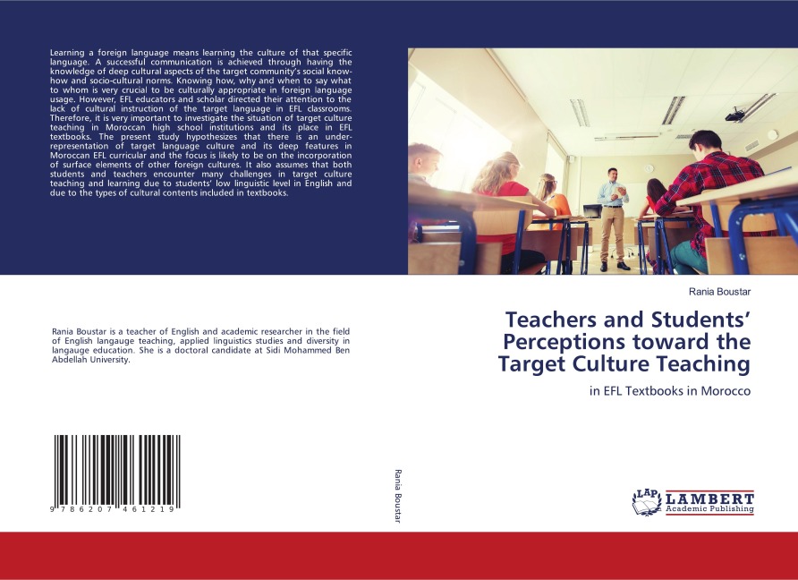 Teachers and Students Perceptions toward the Target Culture Teaching: in EFL Textbooks in Morocco