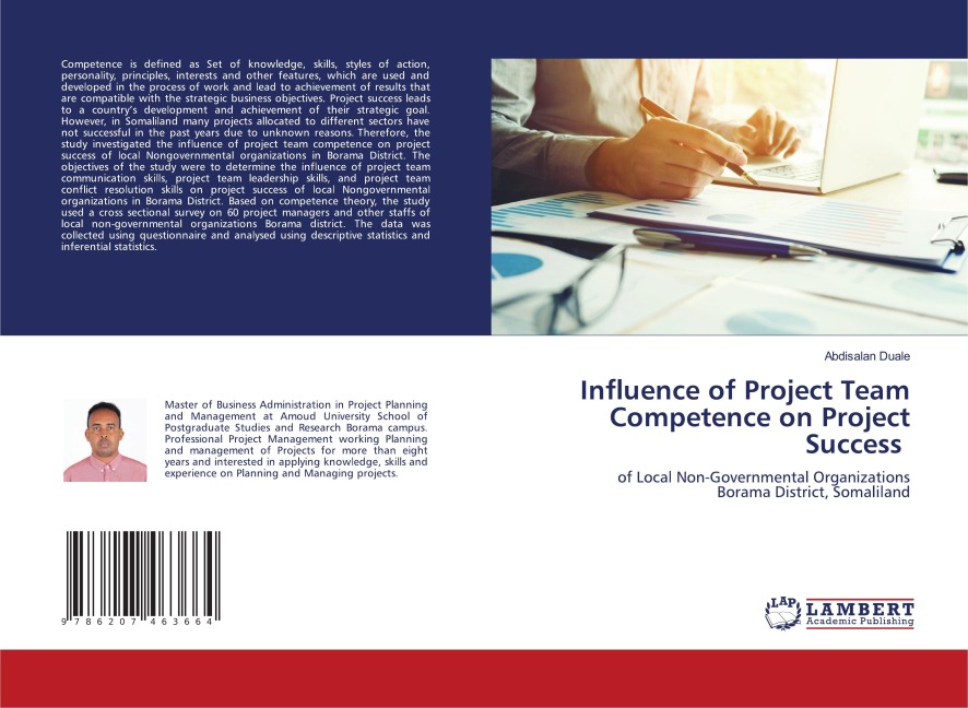 Influence of Project Team Competence on Project Success: of Local Non-Governmental Organizations Borama District, Somaliland