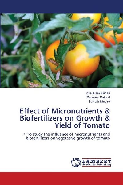Effect of Micronutrients & Biofertilizers on Growth & Yield of Tomato: To study the influence of micronutrients and biofertilizers on vegetative growth of tomato