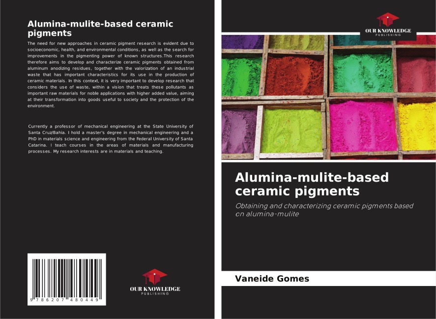Alumina-mulite-based ceramic pigments: Obtaining and characterizing ceramic pigments based on alumina-mulite