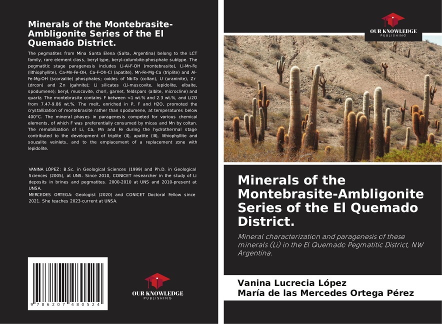 Minerals of the Montebrasite-Ambligonite Series of the El Quemado District.: Mineral characterization and paragenesis of these minerals (Li) in the El Quemado Pegmatitic District, NW Argentina.