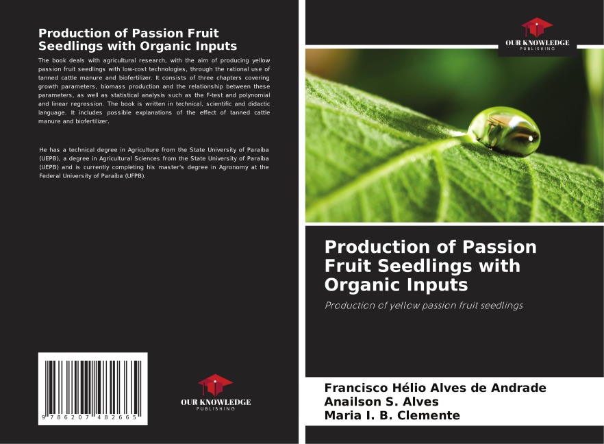 Production of Passion Fruit Seedlings with Organic Inputs: Production of yellow passion fruit seedlings