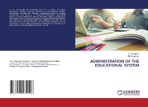 ADMINISTRATION OF THE EDUCATIONAL SYSTEM