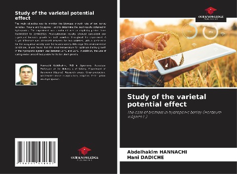 Study of the varietal potential effect: The case of biomass in hydroponic barley (Hordeum vulgaire L.)