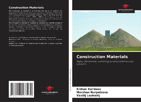 Construction Materials: Highly efficient ash-containing building materials and products