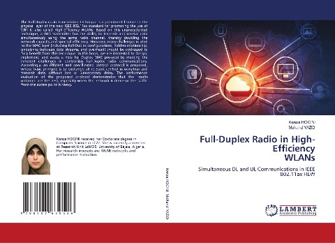 Full-Duplex Radio in High-Efficiency WLANs: Simultaneous DL and UL Communications in IEEE 802.11ax HEW