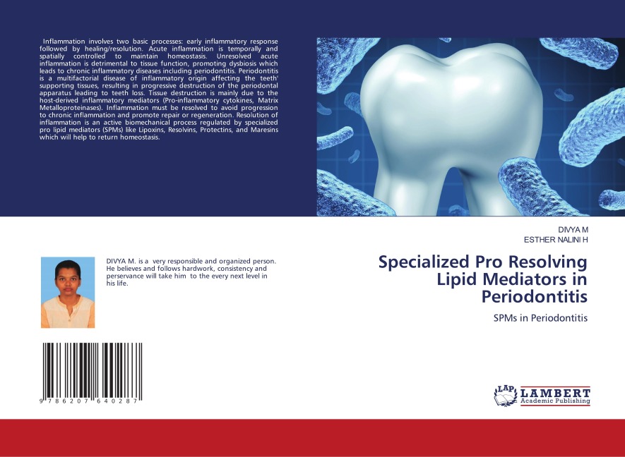 Specialized Pro Resolving Lipid Mediators in Periodontitis: SPMs in Periodontitis