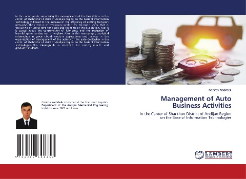 Management of Auto Business Activities: in the Center of Sharkhon District of Andijan Region on the Base of Information Technologies