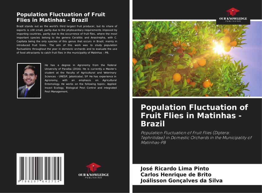 Population Fluctuation of Fruit Flies in Matinhas - Brazil: Population Fluctuation of Fruit Flies (Diptera: Tephritidae) in Domestic Orchards in the Municipality of Matinhas-PB