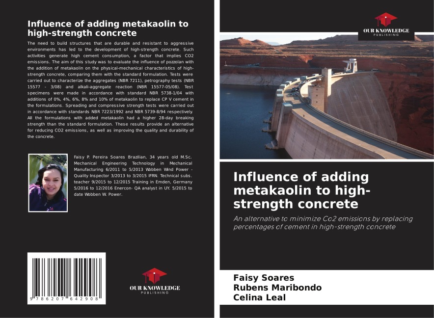 Influence of adding metakaolin to high-strength concrete: An alternative to minimize Co2 emissions by replacing percentages of cement in high-strength concrete