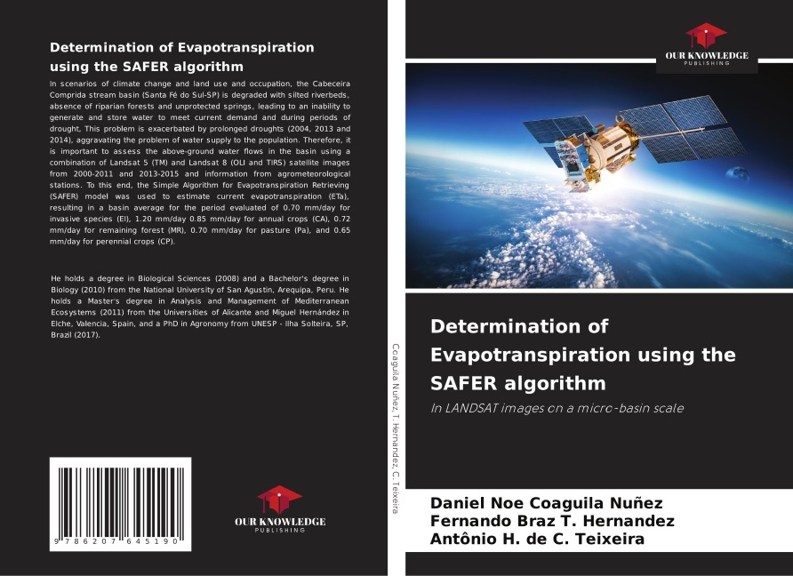 Determination of Evapotranspiration using the SAFER algorithm: In LANDSAT images on a micro-basin scale