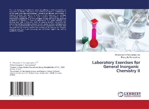Laboratory Exercises for General Inorganic Chemistry II