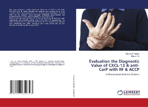 Evaluation the Diagnostic Value of CXCL-13 & anti-CarP with RF & ACCP: In Rheumatoid Arthritis Patients