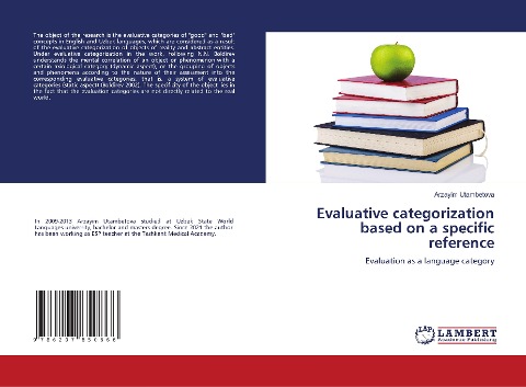 Evaluative categorization based on a specific reference: Evaluation as a language category
