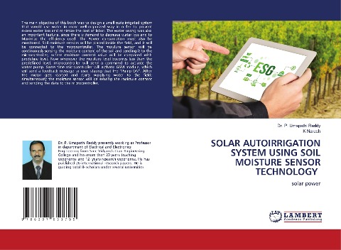 SOLAR AUTOIRRIGATION SYSTEM USING SOIL MOISTURE SENSOR TECHNOLOGY: solar power