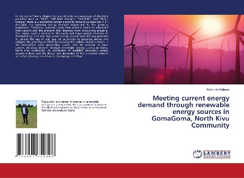 Meeting current energy demand through renewable energy sources in GomaGoma, North Kivu Community