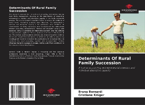 Determinants Of Rural Family Succession: A look at accounting, entrepreneurial intention and individual absorptive capacity