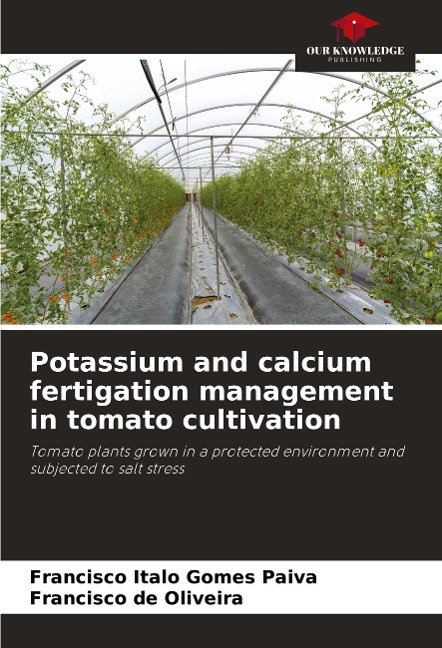 Potassium and calcium fertigation management in tomato cultivation: Tomato plants grown in a protected environment and subjected to salt stress