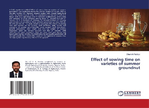 Effect of sowing time on varieties of summer groundnut