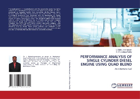 PERFORMANCE ANALYSIS OF SINGLE CYLINDER DIESEL ENGINE USING QUAD BLEND: An Alternate Fuel