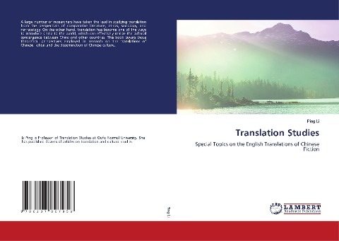 Translation Studies: Special Topics on the English Translations of Chinese Fiction