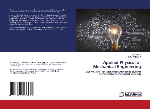 Applied Physics for Mechanical Engineering: Study material for Mechanical Engineering students of Visvesvarya Technological University