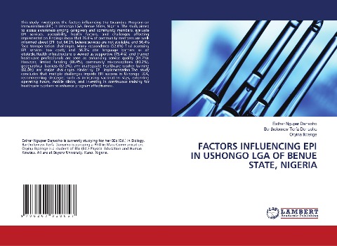 FACTORS INFLUENCING EPI IN USHONGO LGA OF BENUE STATE, NIGERIA