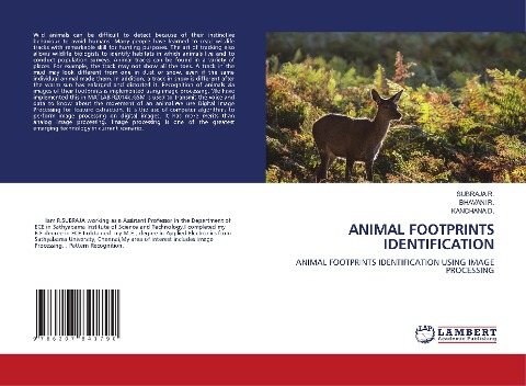 ANIMAL FOOTPRINTS IDENTIFICATION: ANIMAL FOOTPRINTS IDENTIFICATION USING IMAGE PROCESSING