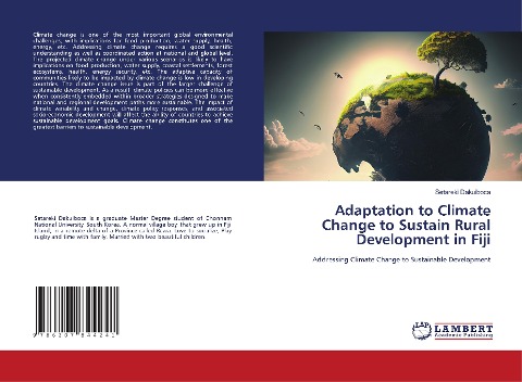 Adaptation to Climate Change to Sustain Rural Development in Fiji: Addressing Climate Change to Sustainable Development