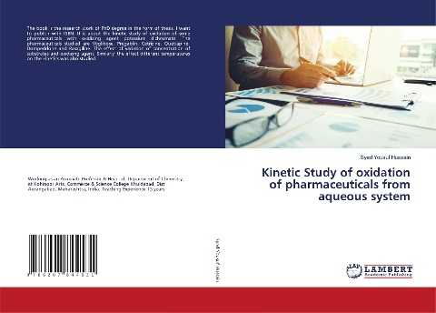 Kinetic Study of oxidation of pharmaceuticals from aqueous system