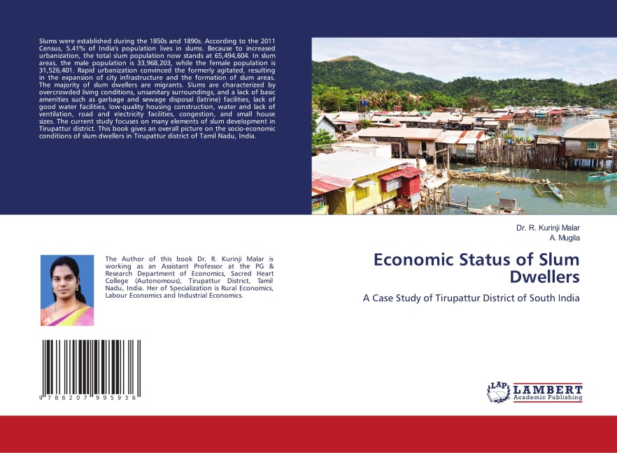 Economic Status of Slum Dwellers: A Case Study of Tirupattur District of South India