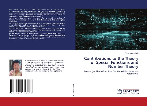 Contributions to the Theory of Special Functions and Number Theory: Ramanujan Theta-Function, Continued Fractions and Parameters