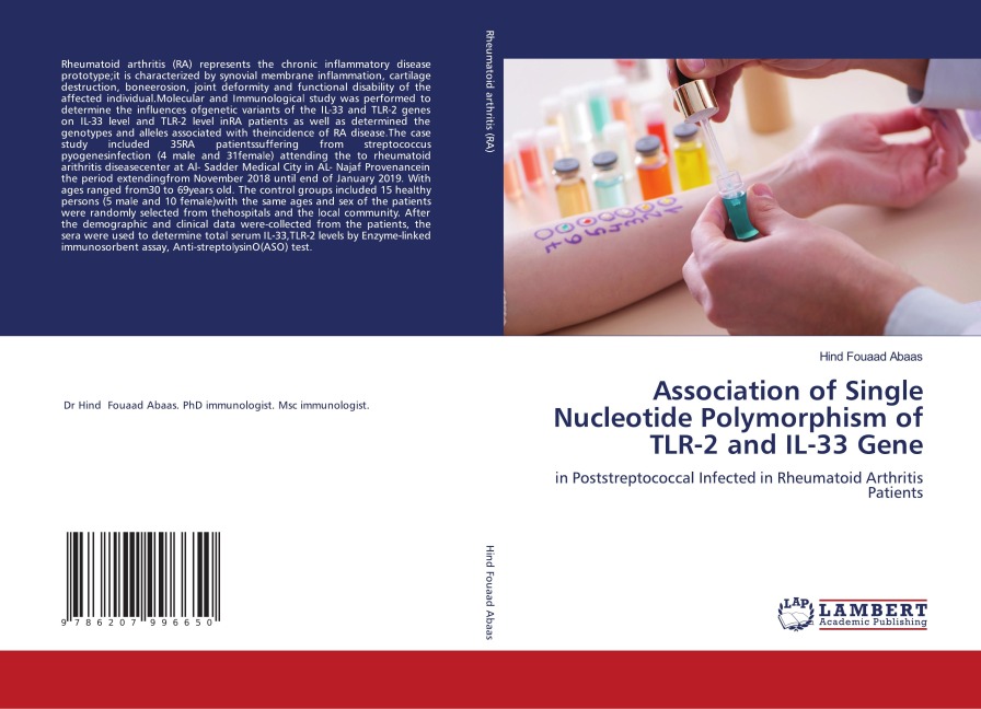 Association of Single Nucleotide Polymorphism of TLR-2 and IL-33 Gene: in Poststreptococcal Infected in Rheumatoid Arthritis Patients