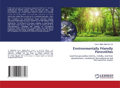 Environmentally Friendly Perovskites: Lead-free perovskites CsSnCl3 ; CsSnBr3. And their optoelectronic, mechanical, thermodynamic and thermoelectric studies